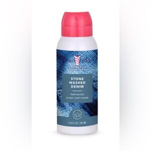Pink Zebra Stone Washed Denim Room Spray - Pink and Blue